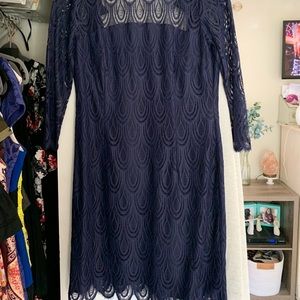 Navy Blue Lace Lilly Pulitzer Hera Dress